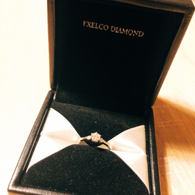 【エクセルコダイヤモンド(EXELCO DIAMOND)の口コミ】 形や色、デザインなど、さまざまな提案やアドバイスで彼女好みのダイヤモ…