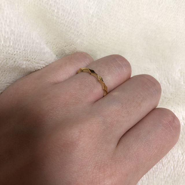 【BIJOUPIKO(ビジュピコ)の口コミ】 シンプルかつあまり人と被らなそうなものにしました！石をいれることもで…