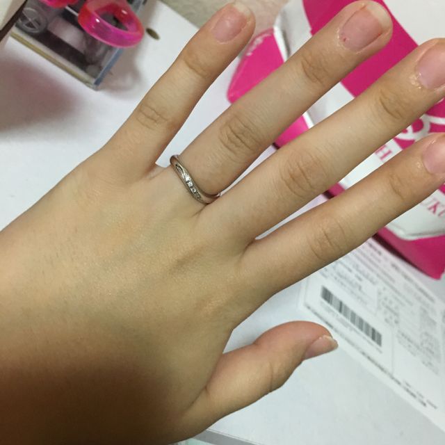 【アイプリモ(I-PRIMO)の口コミ】 ウェーブデザインが良くて、ダイヤついてるのが良くて限られた中だったの…