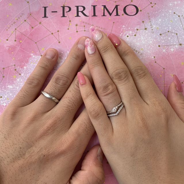 【アイプリモ(I-PRIMO)の口コミ】 デザインが1番の決め手でした。
ダイヤモンドが入っていてとても可愛くて…