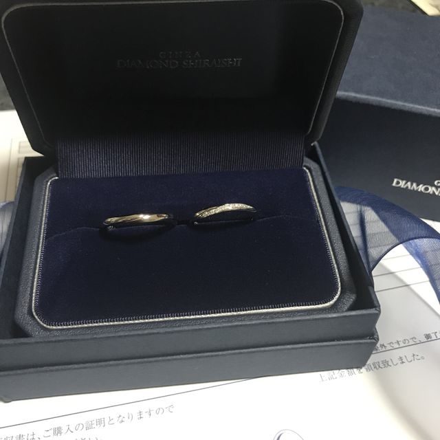 【銀座ダイヤモンドシライシの口コミ】 細身の指輪でキラキラしすぎないリングを探していたところスターリーを出…