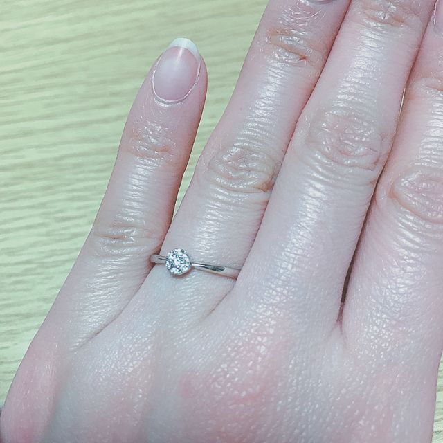 【canal4℃(カナルヨンドシー)の口コミ】 結婚までの時期ぐ短かったので、あまり高くないダイヤ付きのリングを探し…