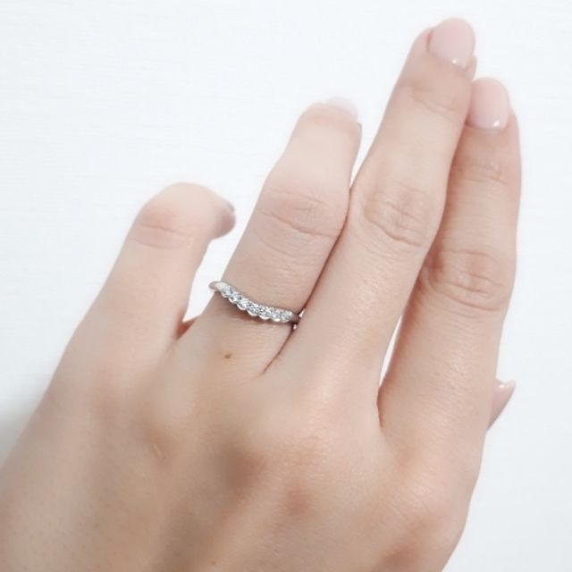 【ケイウノ ブライダル(K.UNO BRIDAL)の口コミ】 ファッションリングとして使用しても違和感のないカジュアルなデザインが…