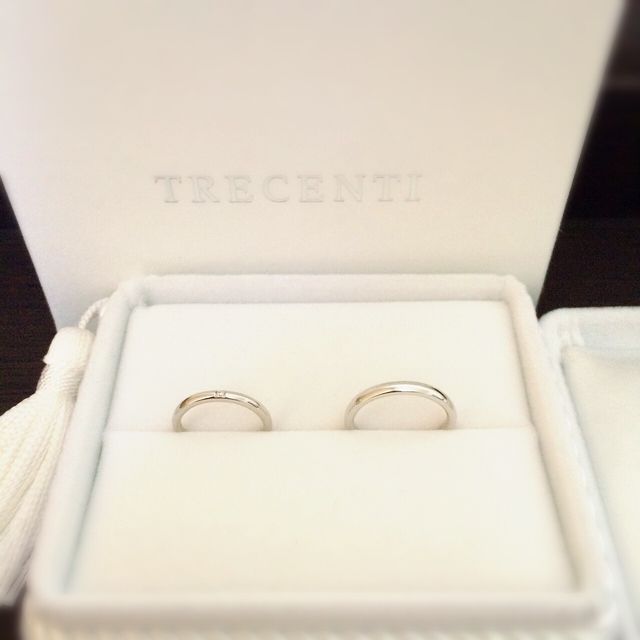 【TRECENTI(トレセンテ)の口コミ】 指輪のデザインと価格が決めてです。
担当者の方も親身になって色々考えて…
