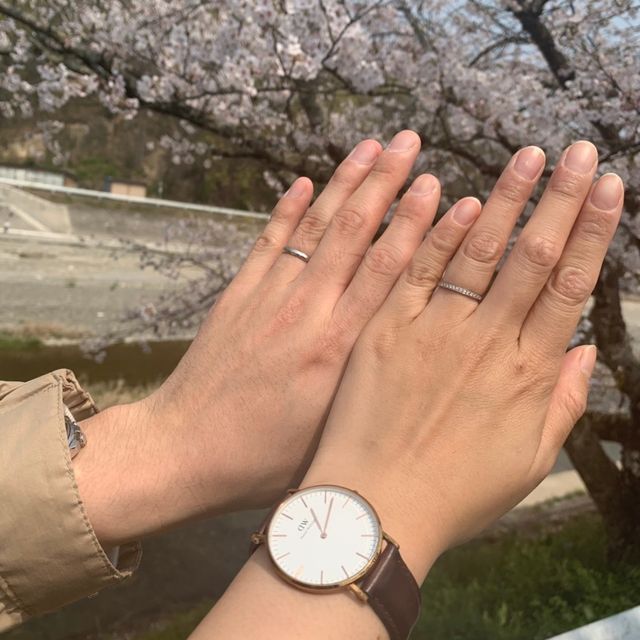 【JEWELRY STUDIO Advance(ジュエリースタジオアドバンス)の口コミ】 2人とも良いデザインに出会えた。
もちろん、定員さんの親身な対応・提案…