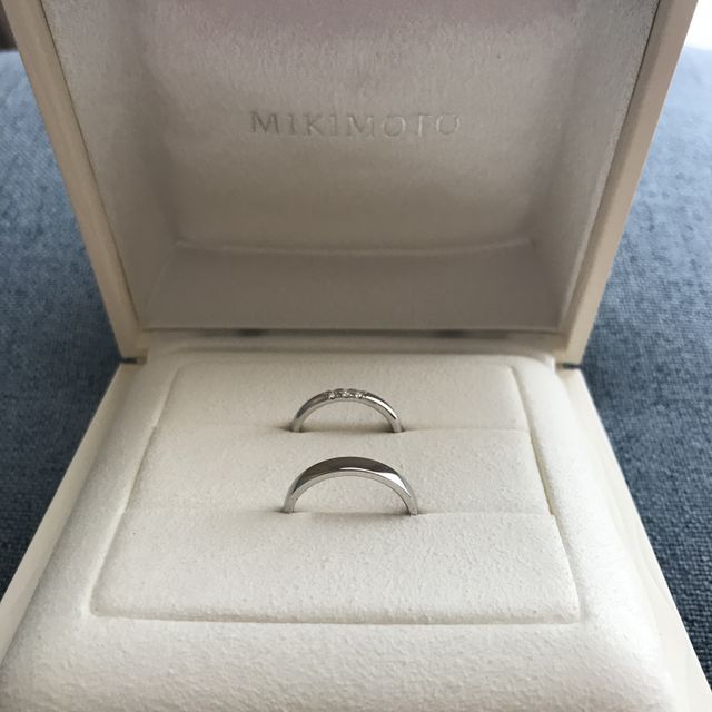 【MIKIMOTO(ミキモト)の口コミ】 デザインが好みであったこと。彼はシンプルなもの希望で、私はダイヤが少…