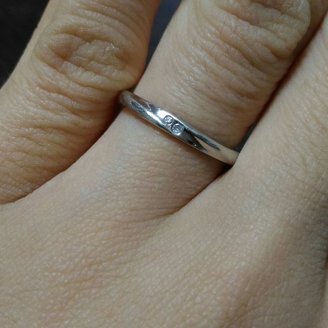 【アンジェリックフォセッテ(Angelique Fossette)の口コミ】 私は細身の物を希望し、主人は太めの物を希望して折り合いが付かなかった…