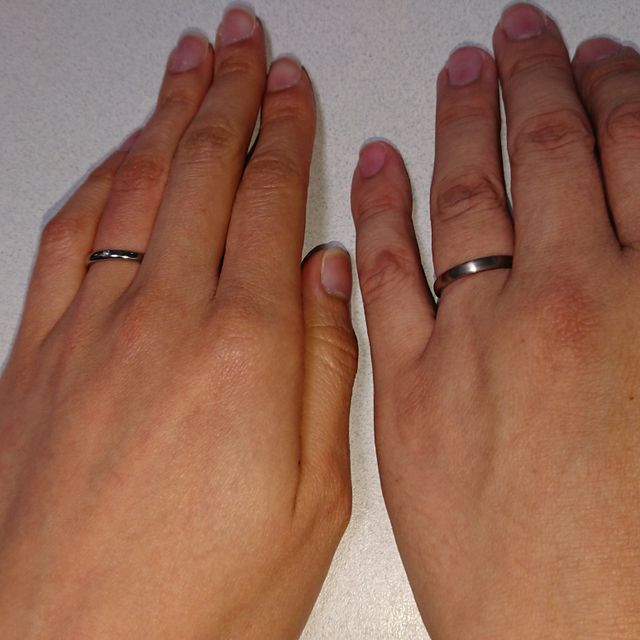 【SORA(ソラ)の口コミ】 チタン製の指輪を新郎が強く希望しており、良い指輪がないか探していまし…