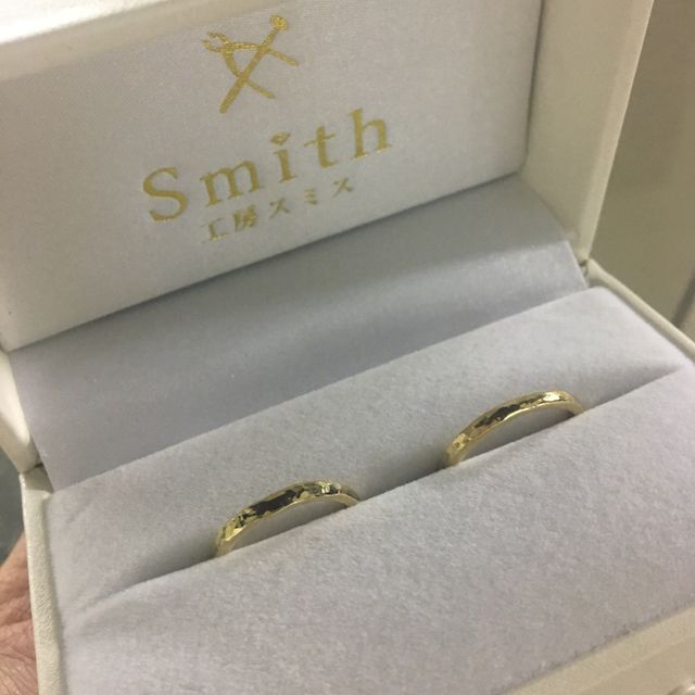 【Smith(工房スミス)の口コミ】 結婚という一生に一度の指輪を一生の思い出と共に作り上げることができる…