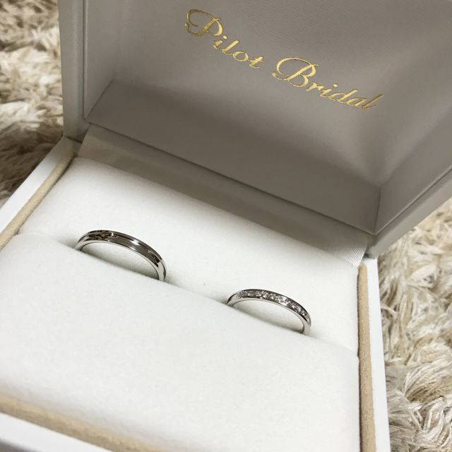 【PILOT BRIDAL(パイロットブライダル)の口コミ】 第一に工法・材質・生産地に拘って決めました。鍛造による滑らかさ、質量…