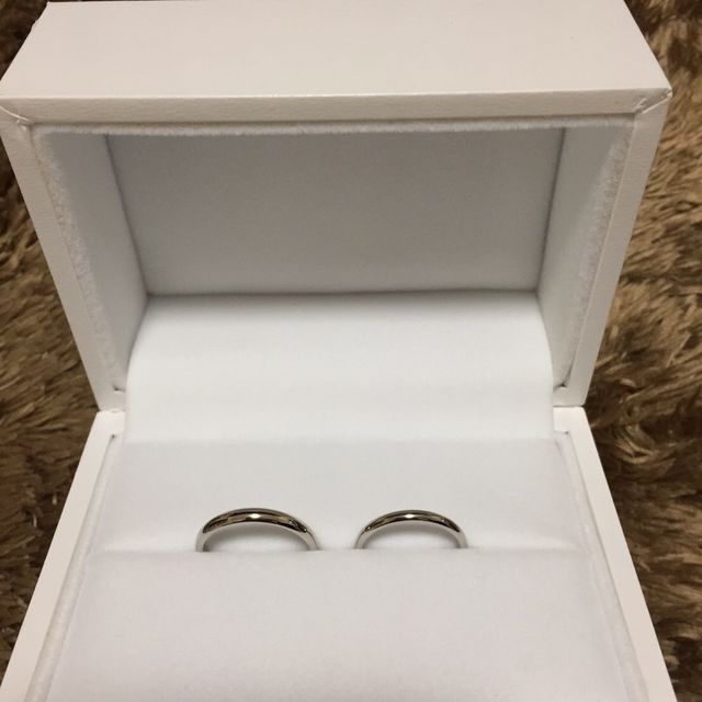 【ギンザタナカブライダル(GINZA TANAKA BRIDAL)の口コミ】 毎日つけるものなので、シンプルなものにしました！もちろん予算も決め手…