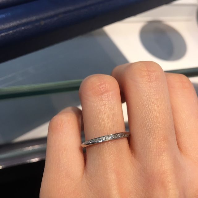 【銀座ダイヤモンドシライシの口コミ】 相手からも自分からもダイヤモンドが見え、相手から見ても自分から見ても…