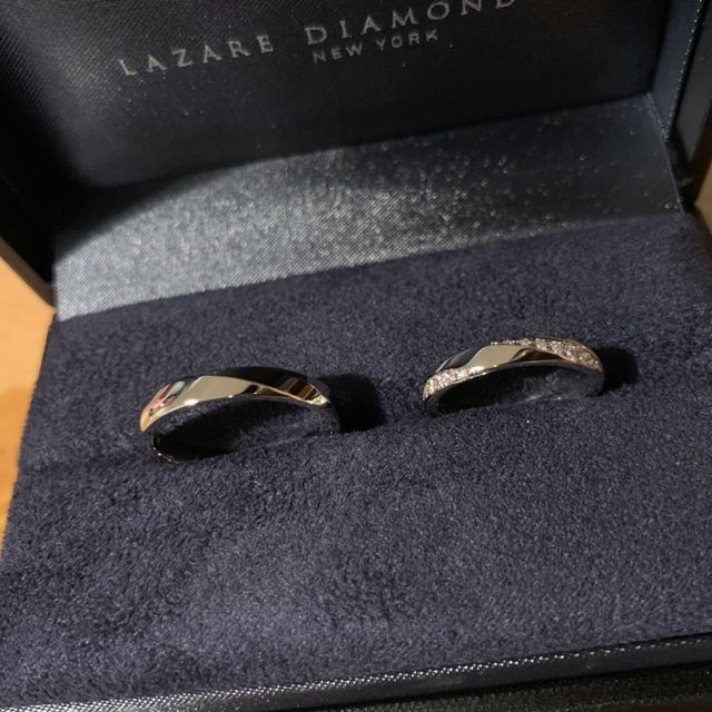 【ラザール ダイヤモンド(LAZARE DIAMOND)の口コミ】 他のブランドもいくつか見てまわる中で、①ストレートタイプ②シンプルすぎ…