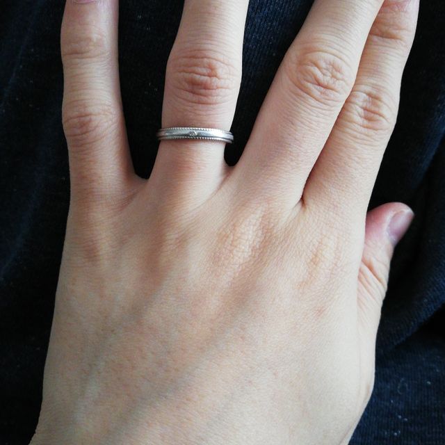 【STAR JEWELRY(スタージュエリー)の口コミ】 デザインでほぼ決めました！これからずっとつけるものになるので、飽きが…