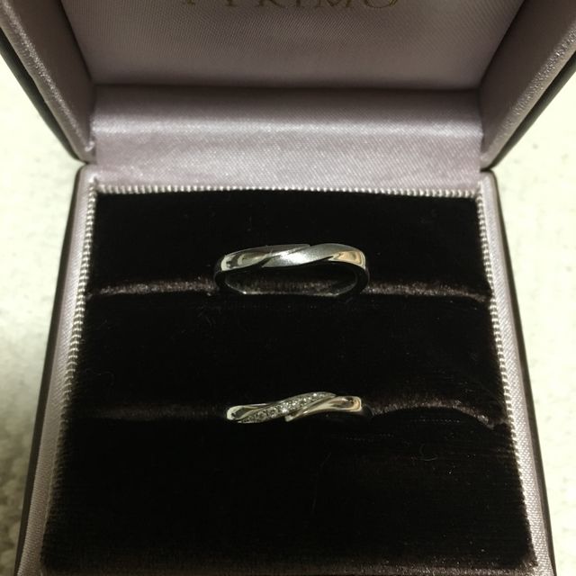 【アイプリモ(I-PRIMO)の口コミ】 2人ともこの指輪がいい！と一目惚れでした。
二つの星の位置から時を測る…