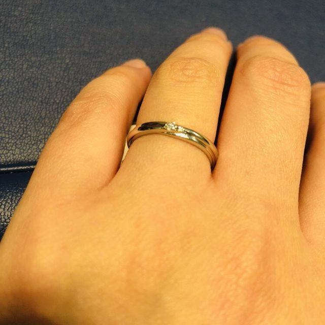 【銀座ダイヤモンドシライシの口コミ】 結婚指輪らしいデザイン＋コンセプトです。普通のシンプルなリングを購入…