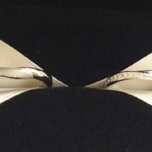 【エクセルコダイヤモンド(EXELCO DIAMOND)の口コミ】 結婚式場の提携のブランドであり、安心感がありました！また太めのデザイ…