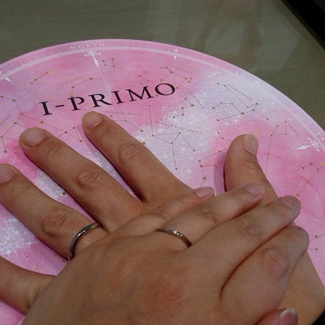 【アイプリモ(I-PRIMO)の口コミ】 価格ではなく、好みのテイストで決めました！
ペアリングで同じ形ではなく…