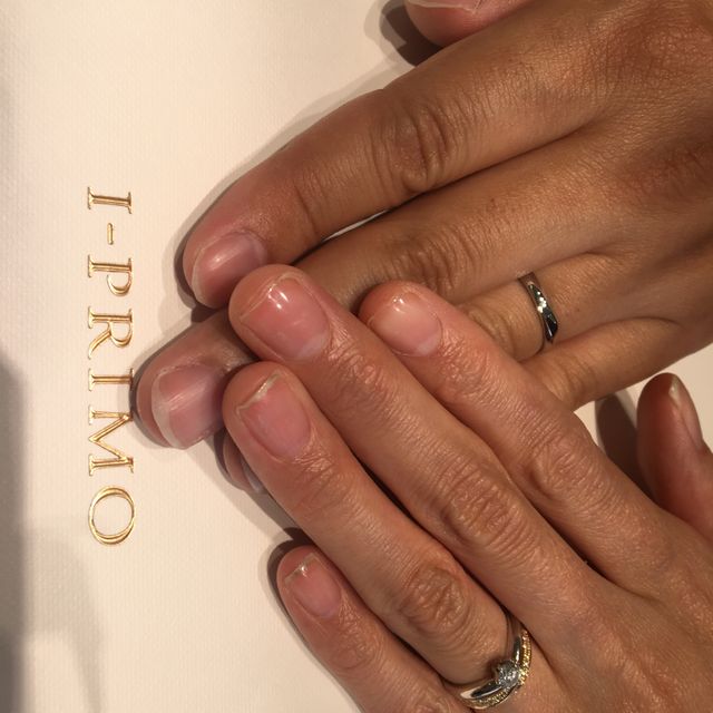 【アイプリモ(I-PRIMO)の口コミ】 いろいろなデザインを見て、V字が素敵だったので決めました。担当の店員さ…