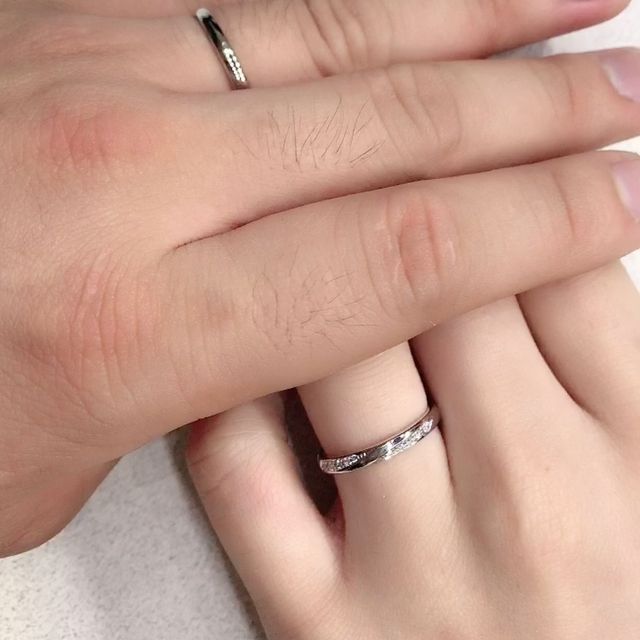 【エクセルコダイヤモンド(EXELCO DIAMOND)の口コミ】 指輪の名称。形の可愛さ。仕事へのつけやすさ。
ふたりの思い出の言葉が指…