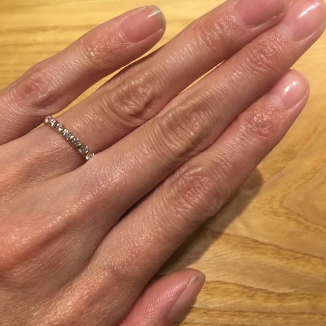 【BIJOUPIKO(ビジュピコ)の口コミ】 フラージャコーのリングはとにかくダイヤが綺麗でした。婚約指輪と結婚指…