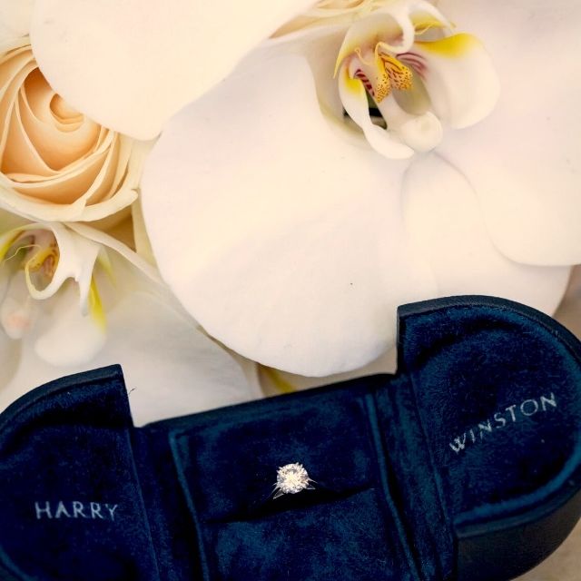 【ハリー・ウィンストン(Harry Winston)の口コミ】 まさか憧れのハリーウィンストンの指輪をもらえるとは、思ってもいません…