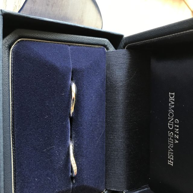 【銀座ダイヤモンドシライシの口コミ】 付け心地がよかったことや、アフターサービスの充実、まだ入籍日が曖昧だ…