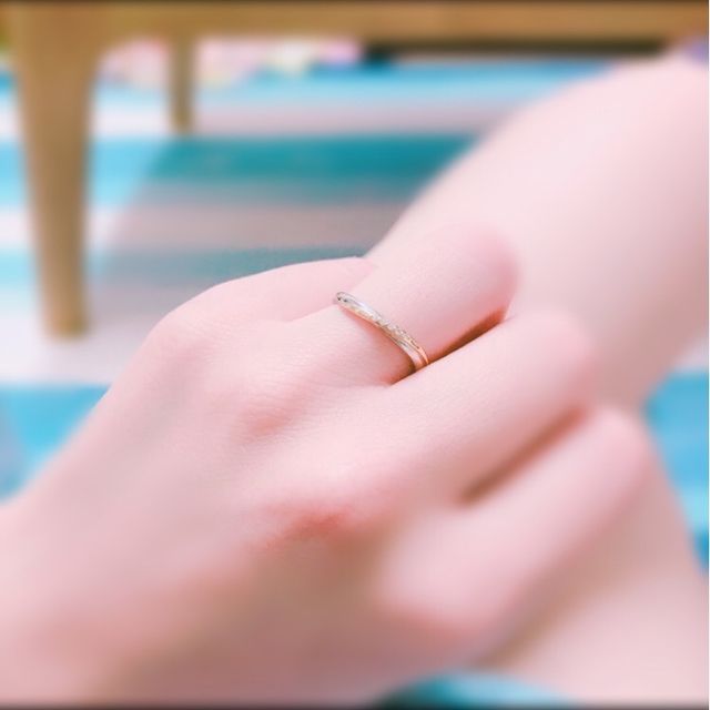 【canal4℃(カナルヨンドシー)の口コミ】 シルバーとゴールドをつかいたかったので混合で大胆にゴールドを主張して…