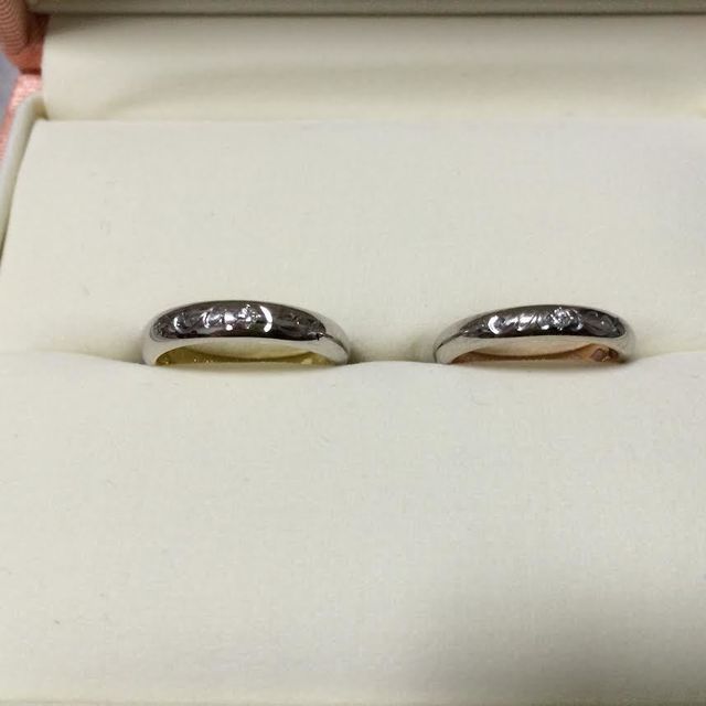 【ケイウノ ブライダル(K.UNO BRIDAL)の口コミ】 自分と妻はお互いディズニーが好きなので、指輪はディズニーコレクション…