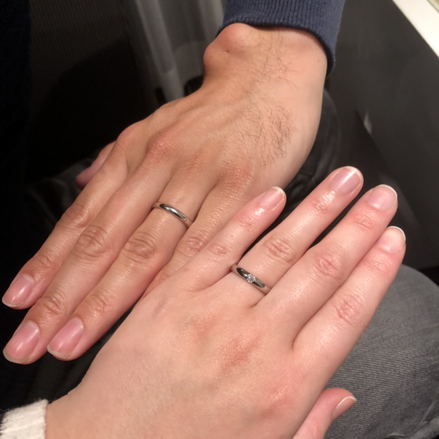 【ラザール ダイヤモンド(LAZARE DIAMOND)の口コミ】 結婚指輪=一石ダイヤモンド。ラザールダイヤモンドのダイヤモンドは本当に…