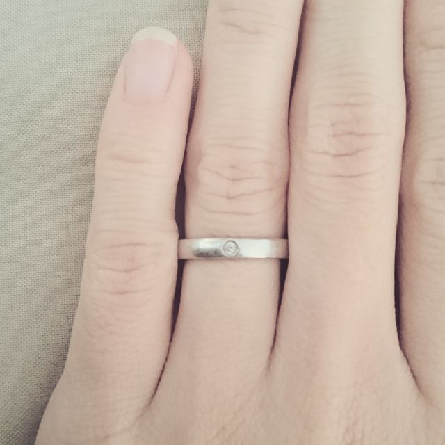 【4℃ BRIDAL(ヨンドシーブライダル)の口コミ】 他のブランドのものも検討しましたが、試着したときに違和感があり、長く…