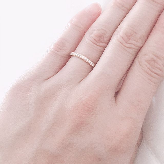 【ティファニー(Tiffany & Co.)の口コミ】 結婚指輪は一生付ける物なので、ファッションの一部としても成り立つもの…