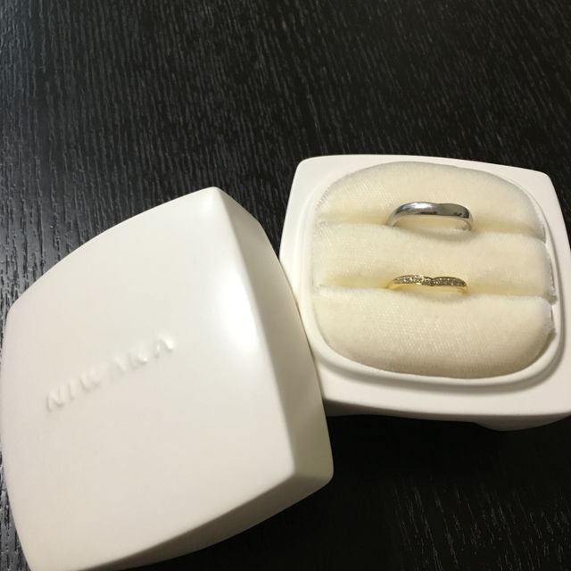 【俄(にわか)の口コミ】 たくさん試着したなかで普段から使えて華奢ななかにダイヤモンドの輝きが…