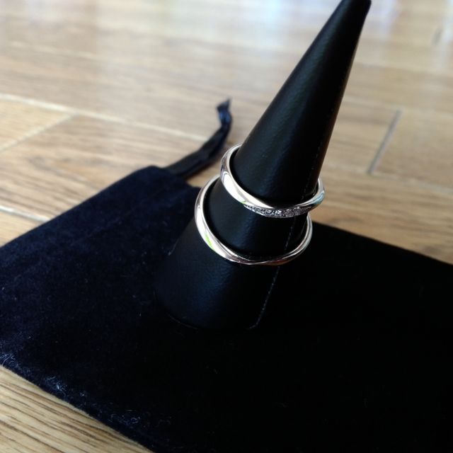 【ラザール ダイヤモンド(LAZARE DIAMOND)の口コミ】 仕事の都合上、お互い毎日つけることができないため、休日につけて気分が…