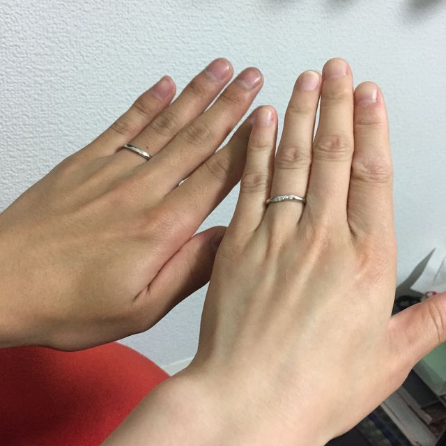 【銀座ダイヤモンドシライシの口コミ】 シンプルなデザインかつ、つけ心地のよさを重視して探していたところシラ…