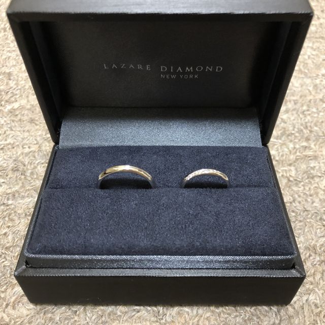 【ラザール ダイヤモンド(LAZARE DIAMOND)の口コミ】 様々なデザインがあるなか、自分の好みや指に似合った形を担当の方が選定…