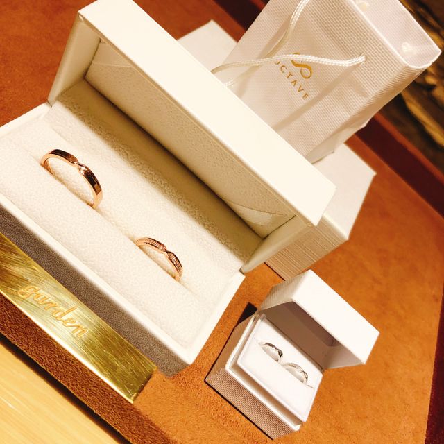 【OCTAVE(オクターヴ)の口コミ】 ずらっと並んでる指輪を端から端まで見て行ってて、最後の最後に見つけた…