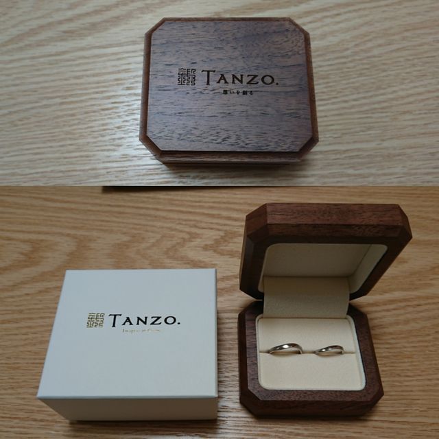 【TANZO.(鍛造指輪)の口コミ】 お互いに派手なのは好みではなかったのと、ハイブランドなのは避けて、シ…