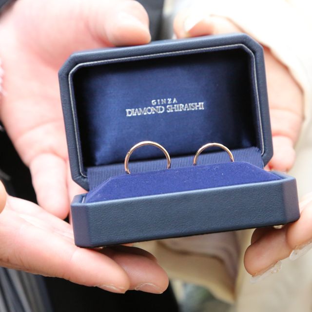 【銀座ダイヤモンドシライシの口コミ】 指輪の太さとダイヤモンドが自由に入れることができることが決めてでした…