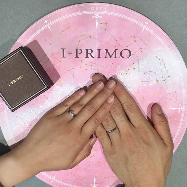 【アイプリモ(I-PRIMO)の口コミ】 はじめ候補として考えていた指輪ではありませんでしたが、実際に見て試着…