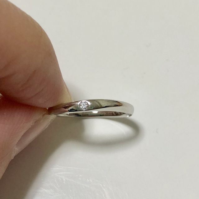 【銀座ダイヤモンドシライシの口コミ】 最初は1番シンプルなものを。と思っていましたが、実物を見てみると少し物…