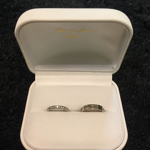 【WATANABE / 卸商社直営　渡辺の口コミ】 結婚指輪はペアではなく、自分がつけたいと思うデザインのものをお互い選…