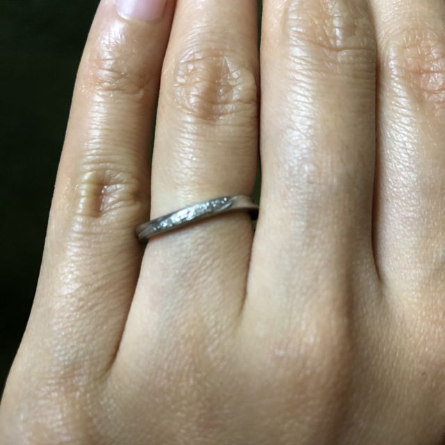 【ジェムオオヒラの口コミ】 値段が比較的安くオーダーできたので。また、祖母の指輪も溶かして混ぜて…