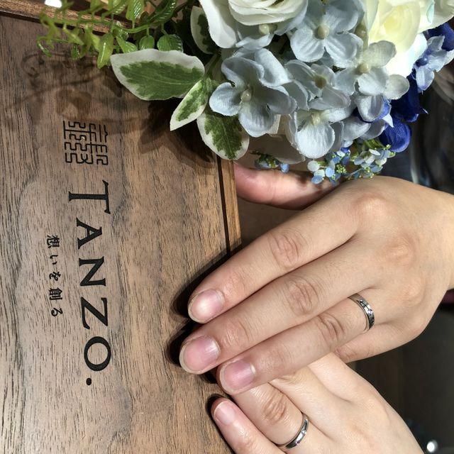 【TANZO.(鍛造指輪)の口コミ】 きっかけはテレビでTANZOさんの紹介がやっていてフルオーダーで頑丈な指輪…