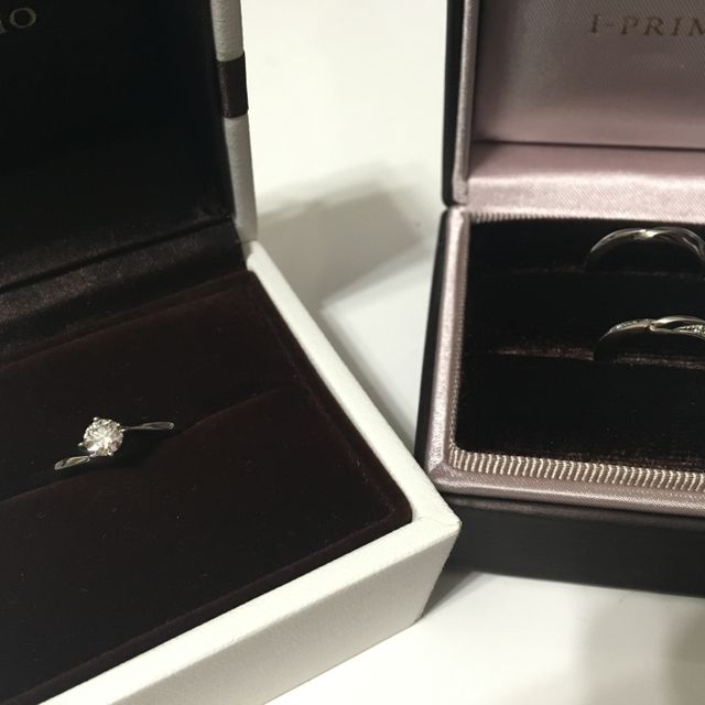 【アイプリモ(I-PRIMO)の口コミ】 マリッジリングと合わせた時のフィット感とペアデザインであることがパッ…