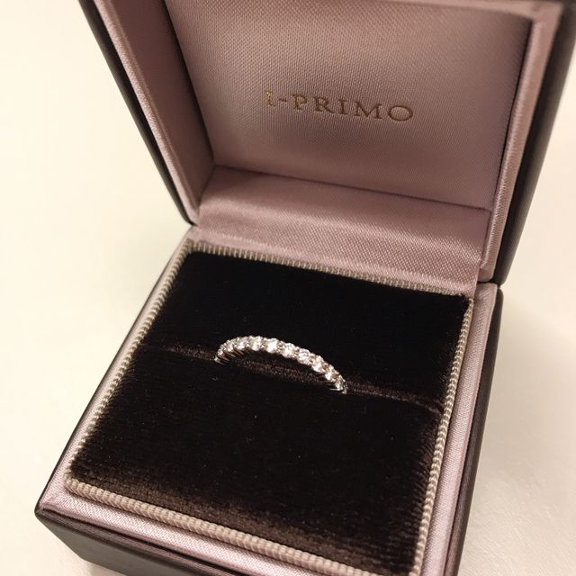 【アイプリモ(I-PRIMO)の口コミ】 10周年の記念にスイートテンダイヤモンドを購入して貰いました。エタニテ…