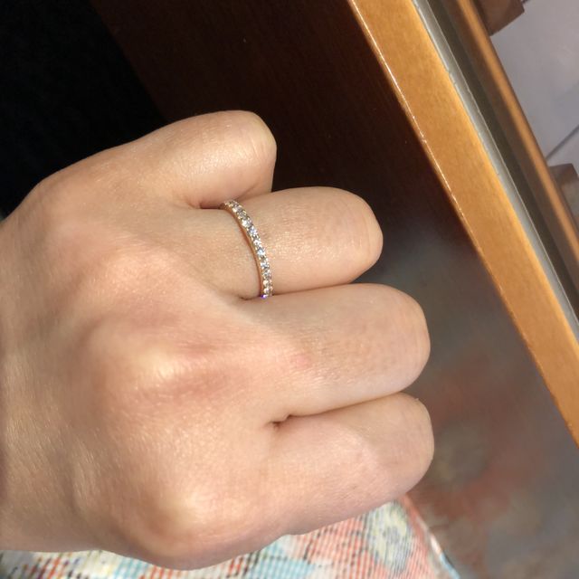 【銀座ダイヤモンドシライシの口コミ】 指輪の希望をゴールドでなおかつダイヤモンドが入っているものがいいとお…