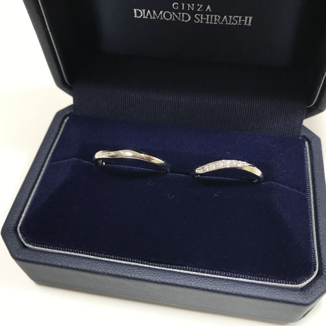 【銀座ダイヤモンドシライシの口コミ】 繊細な細いタイプは前から合わないと思っていたので、初志貫徹で少し太め…