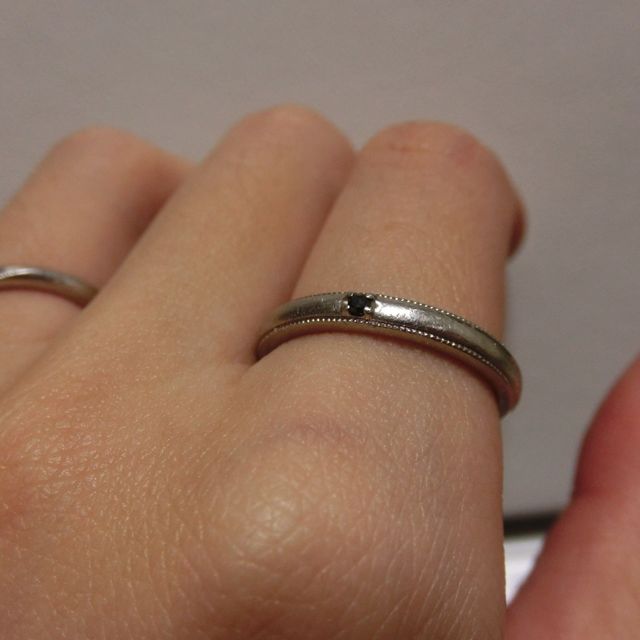 【エクセルコダイヤモンド(EXELCO DIAMOND)の口コミ】 とにかくデザインが気に入ったのでエクセルコさんにしました！本で見てど…