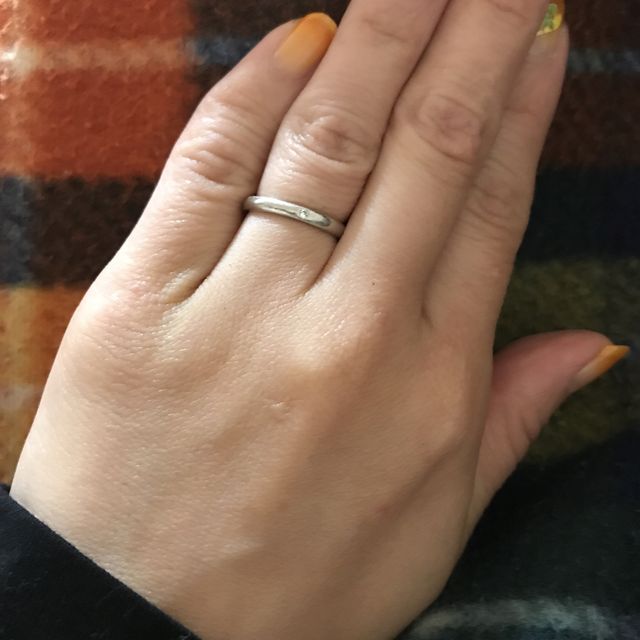 【festaria bijou SOPHIA(フェスタリア ビジュソフィア)の口コミ】 シンプルかつ、はめた時に指に当たる感触がとても滑らかでフィットしたの…